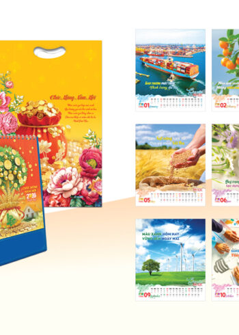 AH56 - Lịch để bàn 23x16Cm - Gieo Mầm Tài Lộc