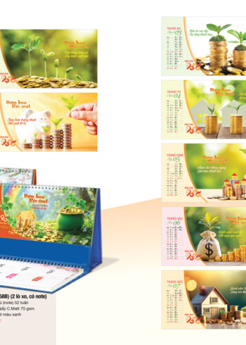AH58 - Lịch để bàn 16x24Cm - Đơm Hoa Kết Trái