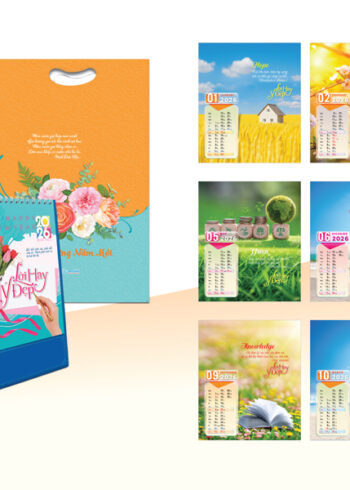 AH75 - Lịch để bàn 23x16Cm - Lời Hay Ý Đẹp