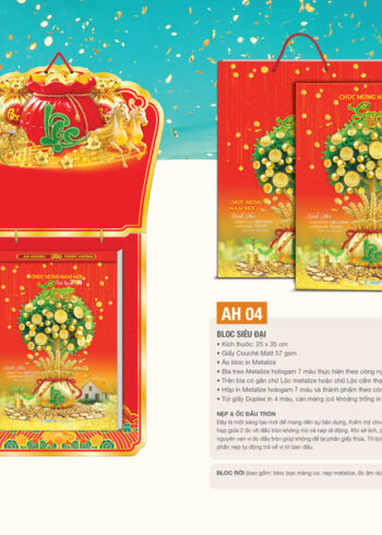 AH04 – Bloc Siêu Đại 25x35Cm – Gieo Mầm Tài Lộc
