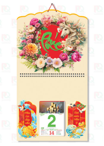 AH38 – Bìa Lò Xo Giữa 2026 – 37x70Cm