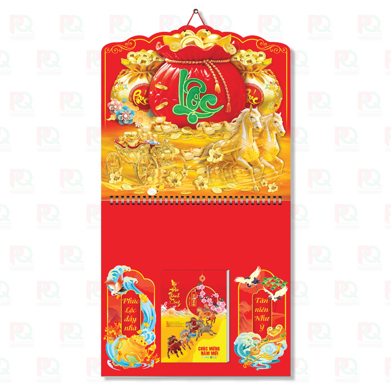 AH39 – Bìa Lò Xo Giữa 2026 – 37x70Cm