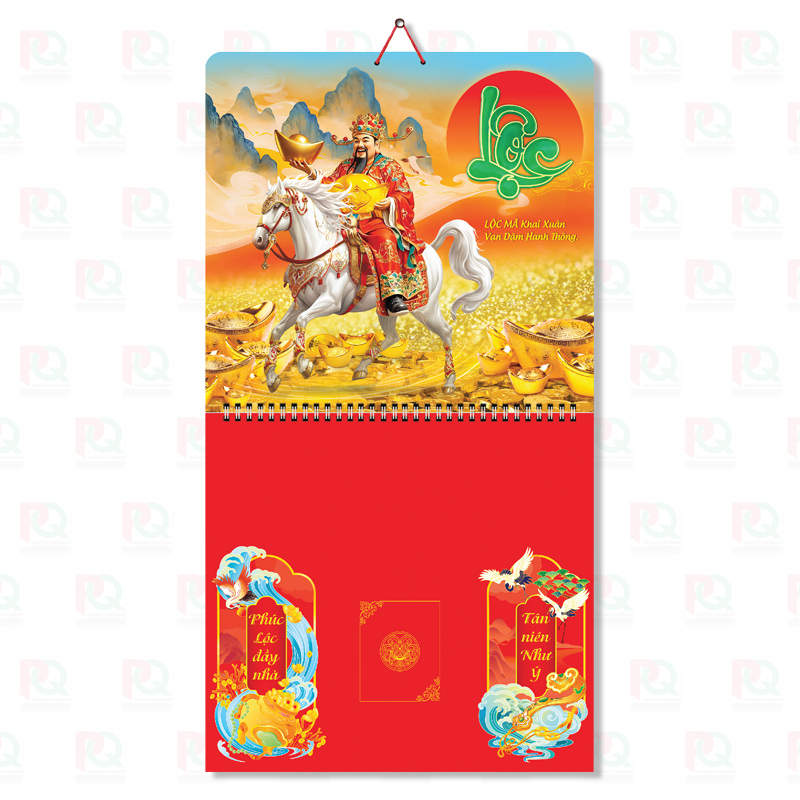 AH41 – Bìa Lò Xo Giữa 2026 – 37x70Cm