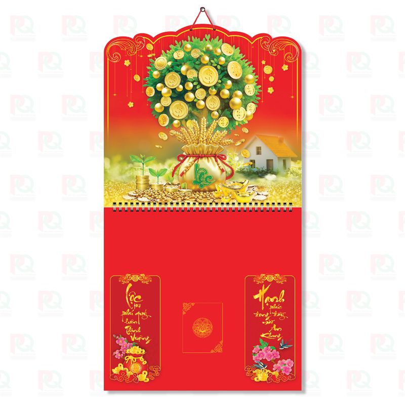 AH44 – Bìa Lò Xo Giữa 2026 – 37x70Cm