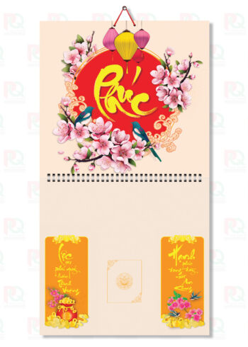 AH45 – Bìa Lò Xo Giữa 2026 – 37x70Cm