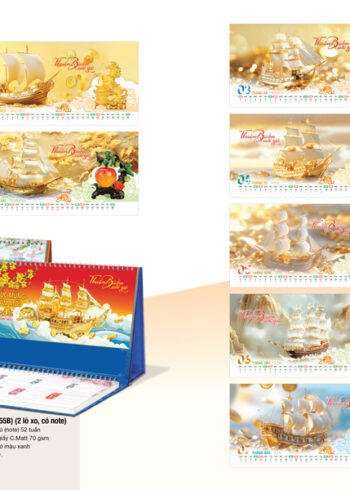 AH55 - Lịch để bàn 16x24Cm - Thuận Buồm Xuôi Gió