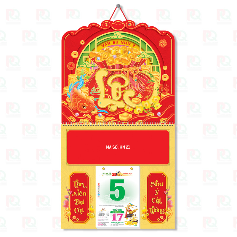 HN21 – Bìa Lò Xo Giữa 2026 – 37x70Cm