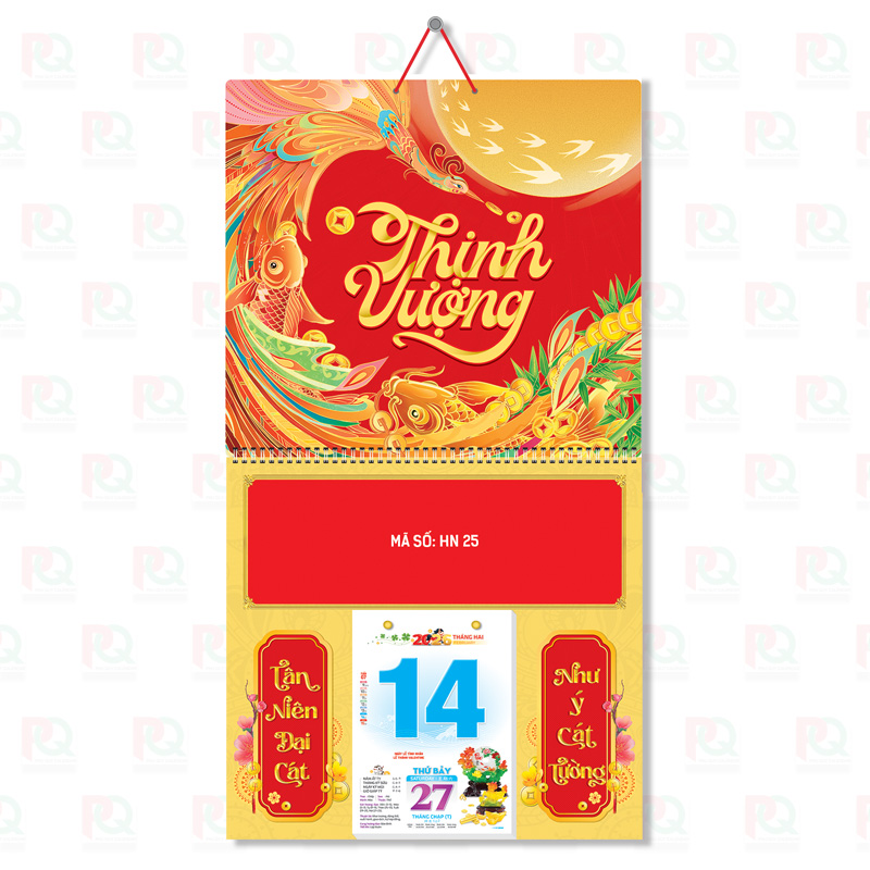 HN25 – Bìa Lò Xo Giữa 2026 – 37x70Cm