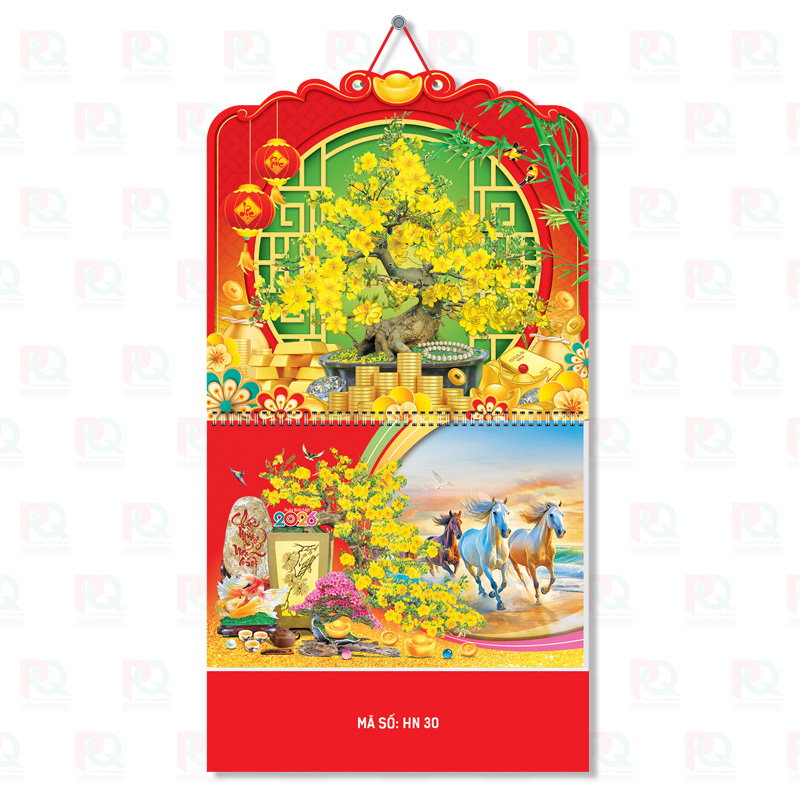 HN30 – Lò Xo Giữa Bộ Số 2026 – 37x70cm