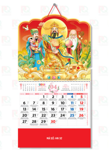 HN32 – Lò Xo Giữa Bộ Số 2026 – 37x70cm