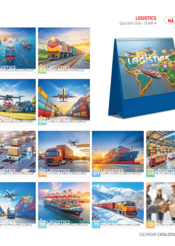 HN56 – Lịch Để Bàn A 19x22Cm – Logistics