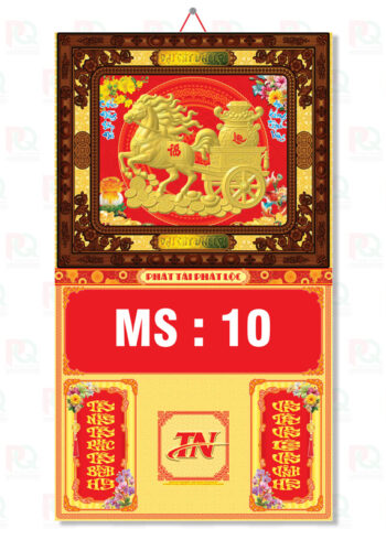 TN10 – Bìa Gấp 40x70Cm Dán Nổi Khung Nâu 2026