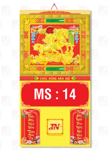 TN14 – Bìa Gấp 37x70Cm Dán Nổi Khung Xi 2026