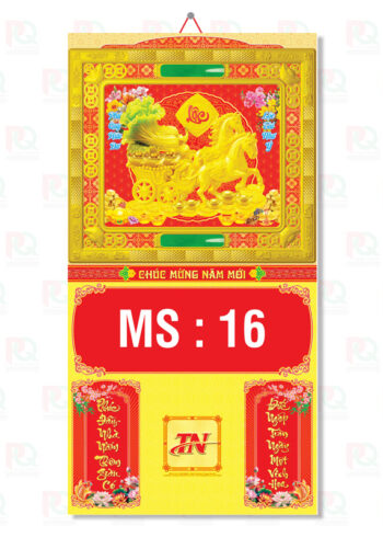 TN16 – Bìa Gấp 37x70Cm Dán Nổi Khung Xi 2026