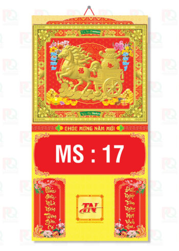 TN17 – Bìa Gấp 37x70Cm Dán Nổi Khung Xi 2026