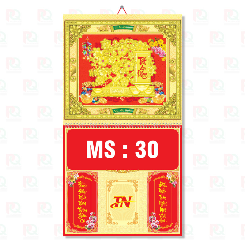 TN30 – Bìa Lò Xo Giữa 37x70Cm Dán Nổi Khung Xi 2026