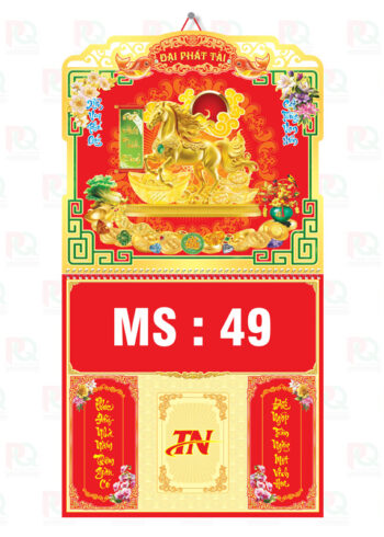 TN49 – Bìa Lò Xo Giữa 2026 Dán Nổi – 37x70Cm