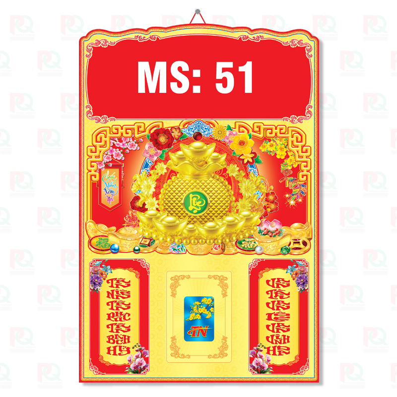 TN51 – Bìa Treo Dán Nổi 2026 – 40x60Cm