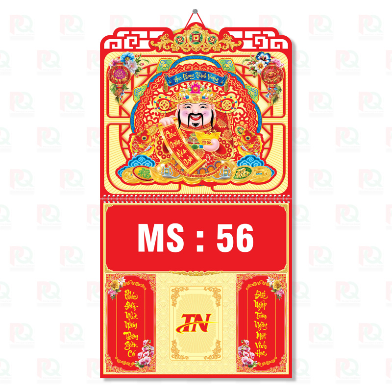 TN56 – Bìa Lò Xo Giữa 2026 – 37x70Cm