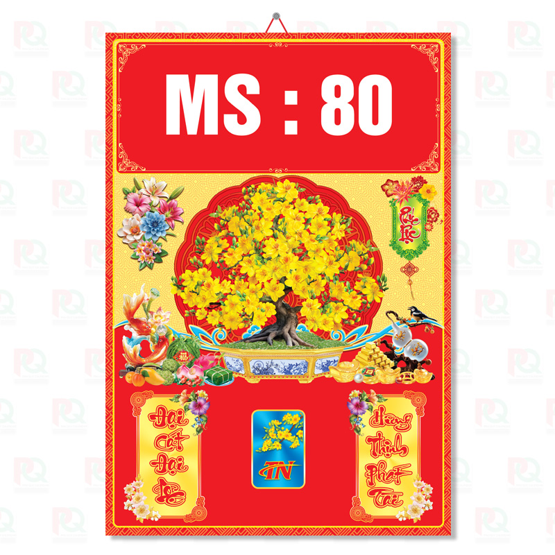 TN80 – Bìa Treo Gắn Bloc 2026 – 35x50Cm