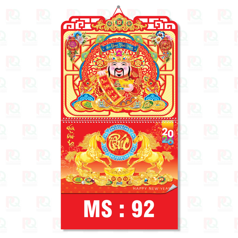 TN92 – Lò Xo Giữa Bộ Số 2026 – 37x70cm