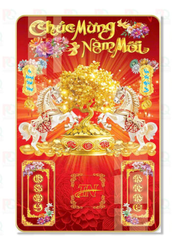 Bìa lịch gỗ laminate cao cấp 40x60 Cm - Mẫu 2