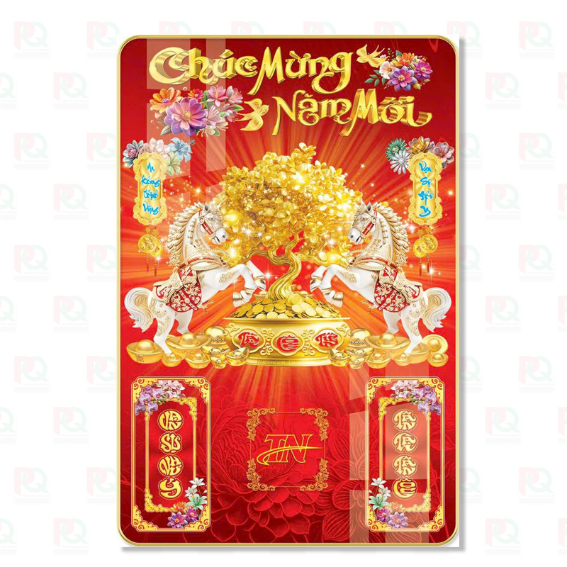 Bìa lịch gỗ laminate cao cấp 40x60 Cm - Mẫu 2