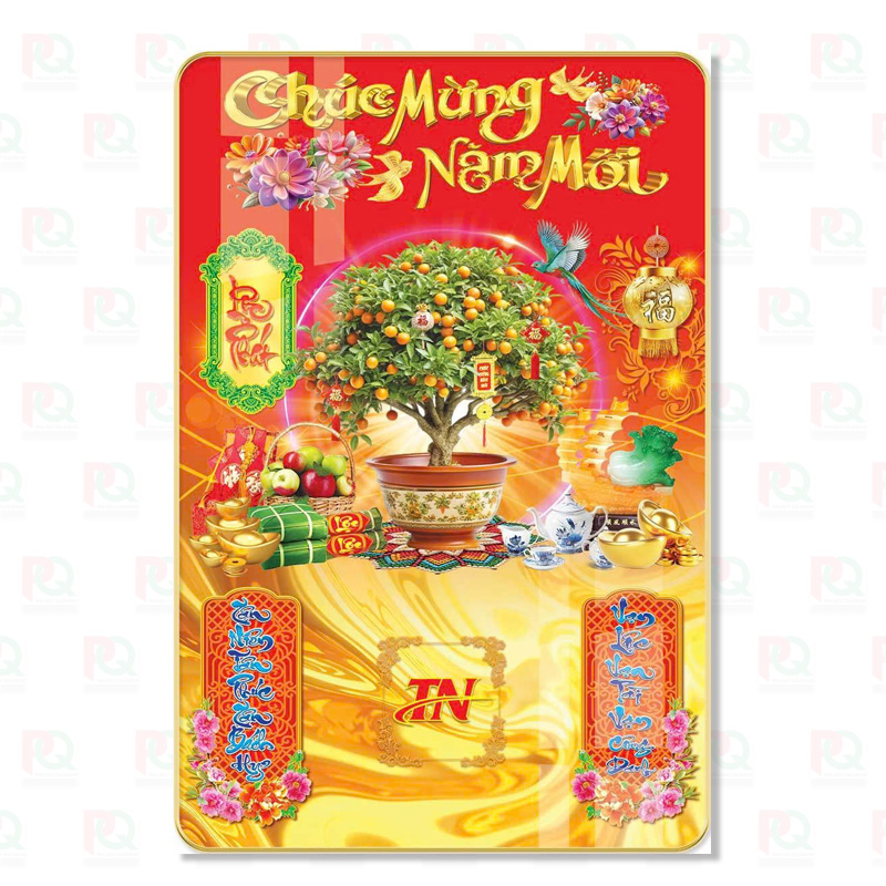 Bìa lịch gỗ laminate cao cấp 40x60 Cm - Mẫu 4