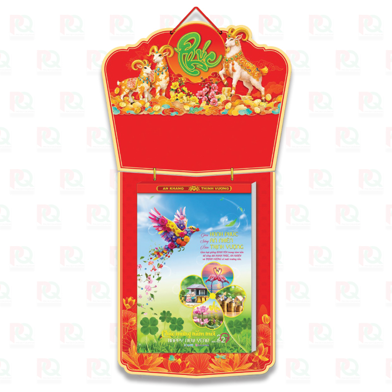 AH06 – Bloc Siêu Đại 25x35Cm – Hạnh Phúc An Nhiên Thịnh Vượng